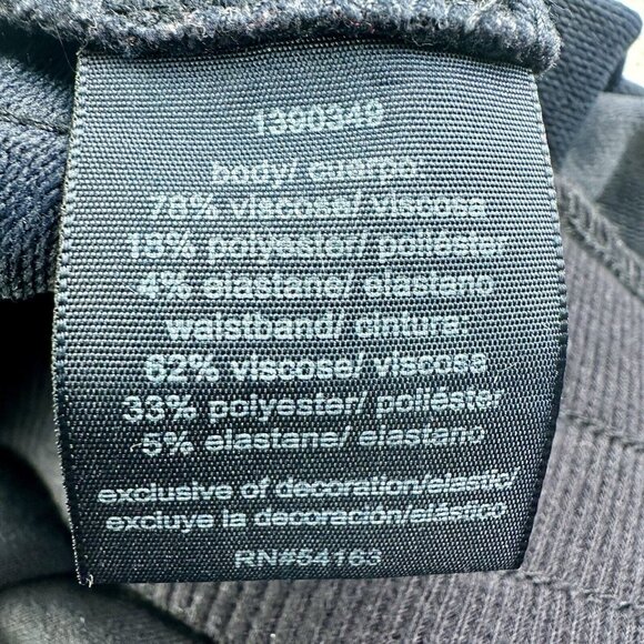 Tommy Hilfiger Midi Skirt Size XL Red White Blue Side Stripe Knit Elastic Waist - Picture 9 of 15